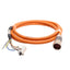 Used Allen Bradley 2090-CSBM1DF-18AF04 Kinetix Hybrid Power/Feedback/Brake Cable, 3m