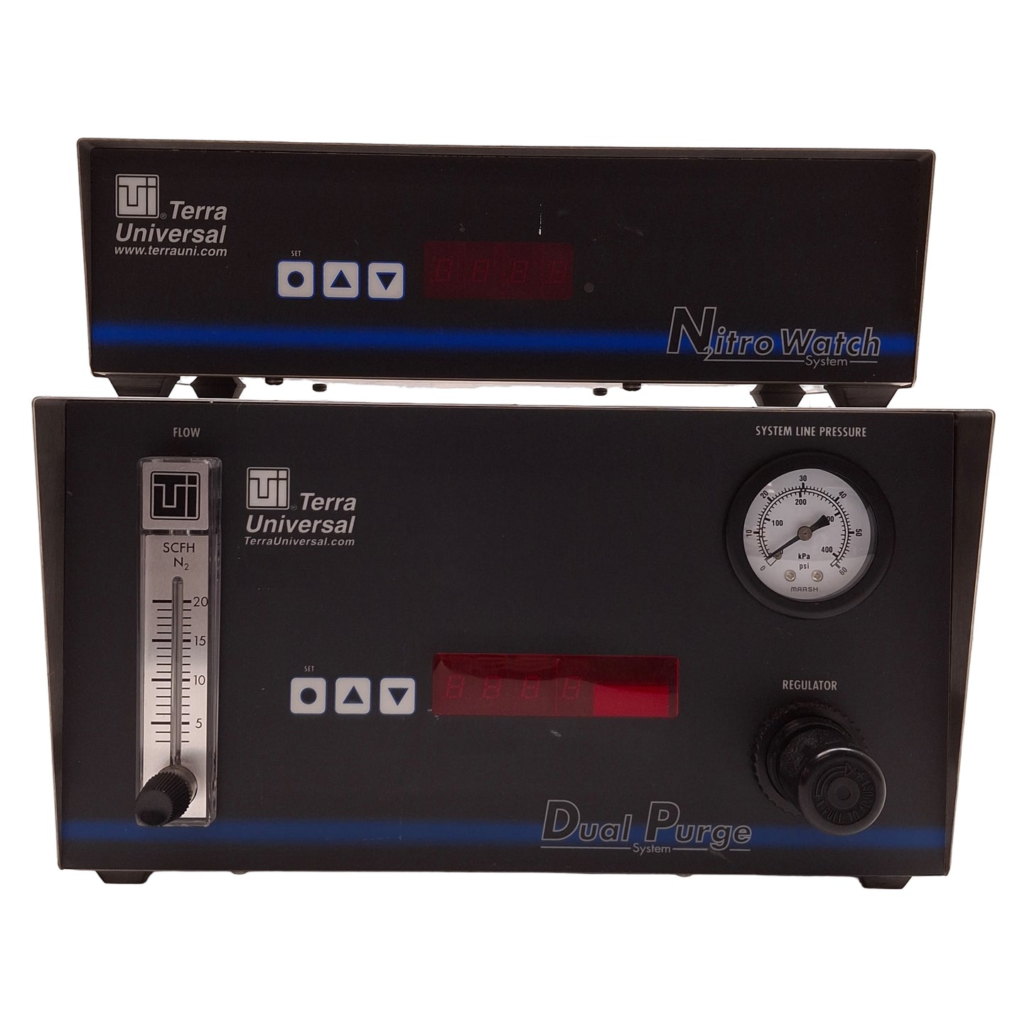 Used Terra Universal 1606-61 Dual Purge w/9500-00A NitroWatch Controller 110/120VAC