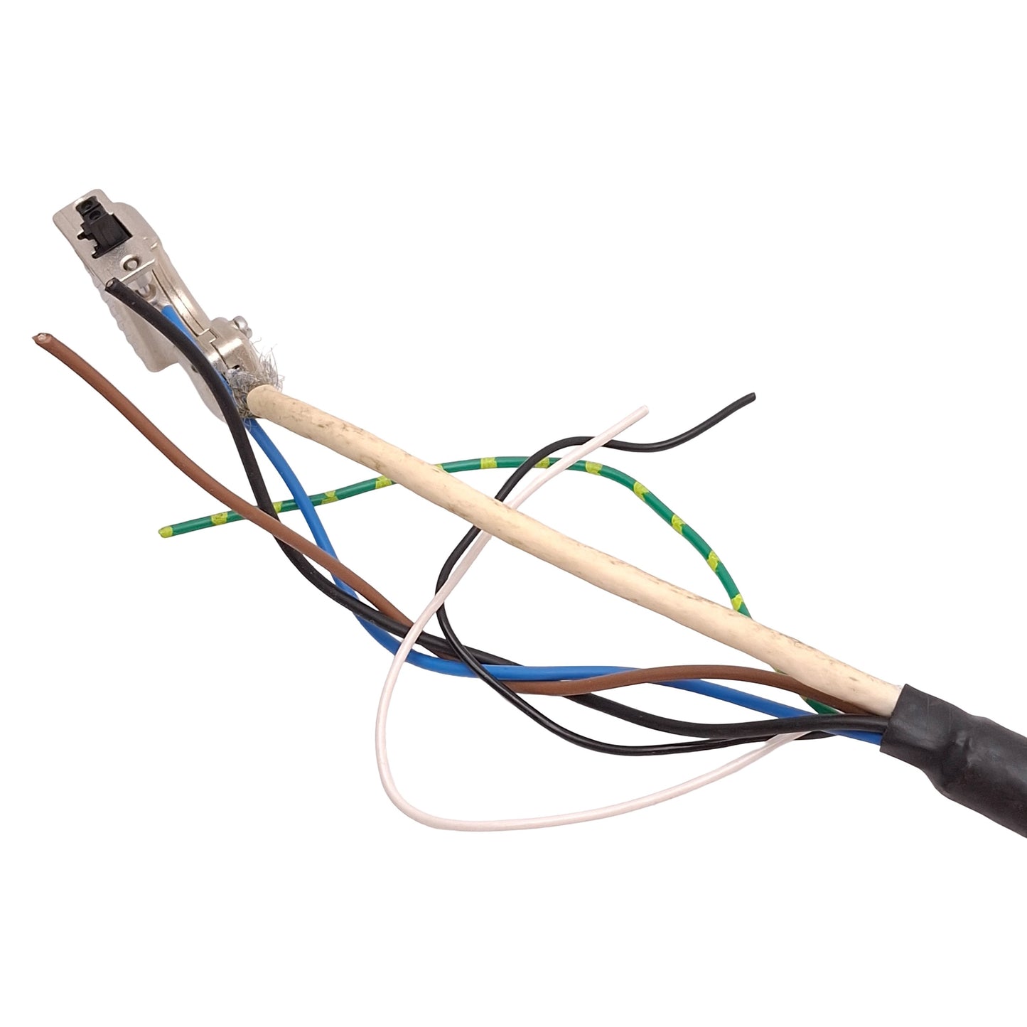 Used Allen Bradley 2090-CSBM1DF-18AF07 Kinetix Hybrid Power/Feedback/Brake Cable, 5m