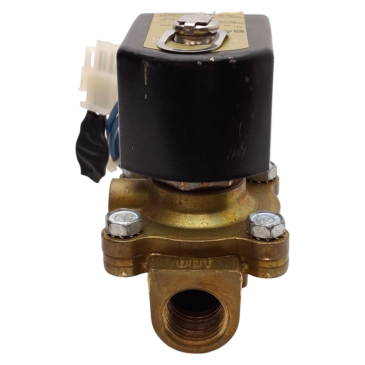 Used Parker 08F20C2128ADFGC05S Solenoid Valve, Vacuum-25psi, 1/2in NPT, 120VAC Coil