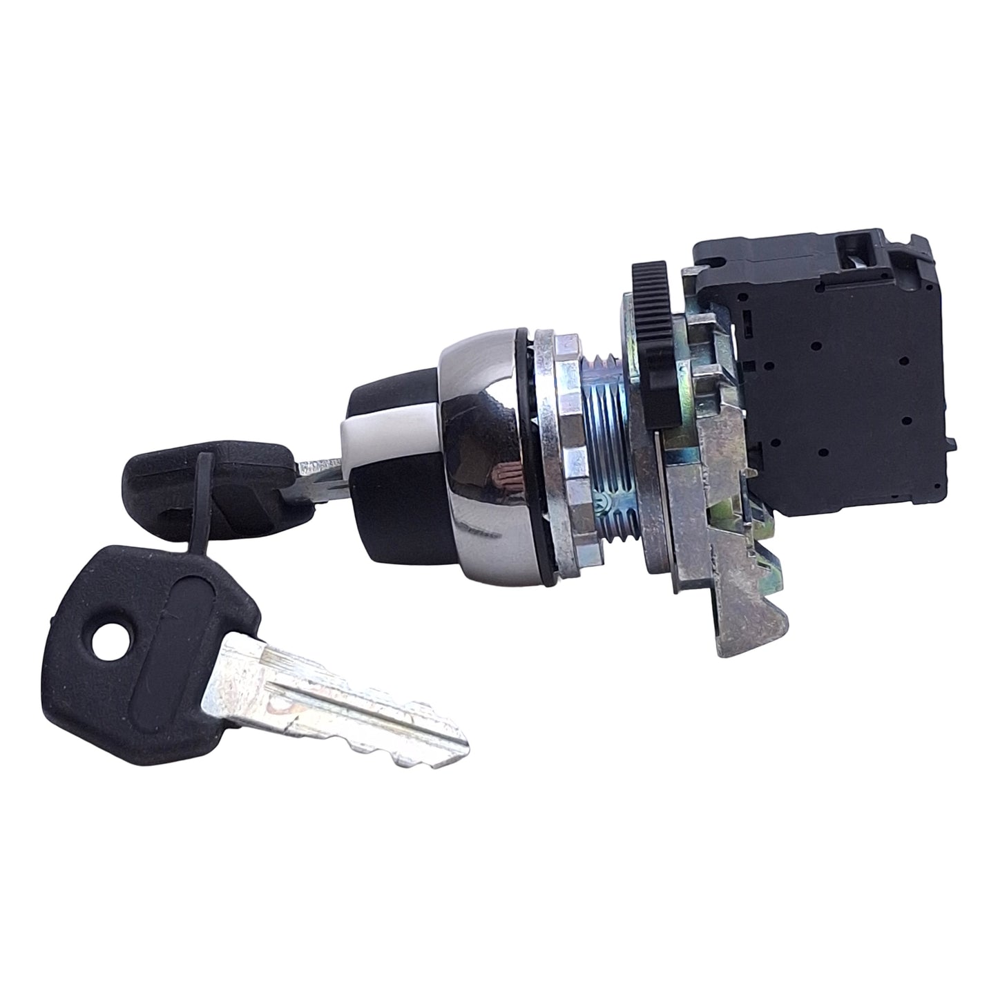 Used Allen Bradley 800FM-KM21 22mm Keyed Selector Switch, 2-Position, Maintained, 1NO