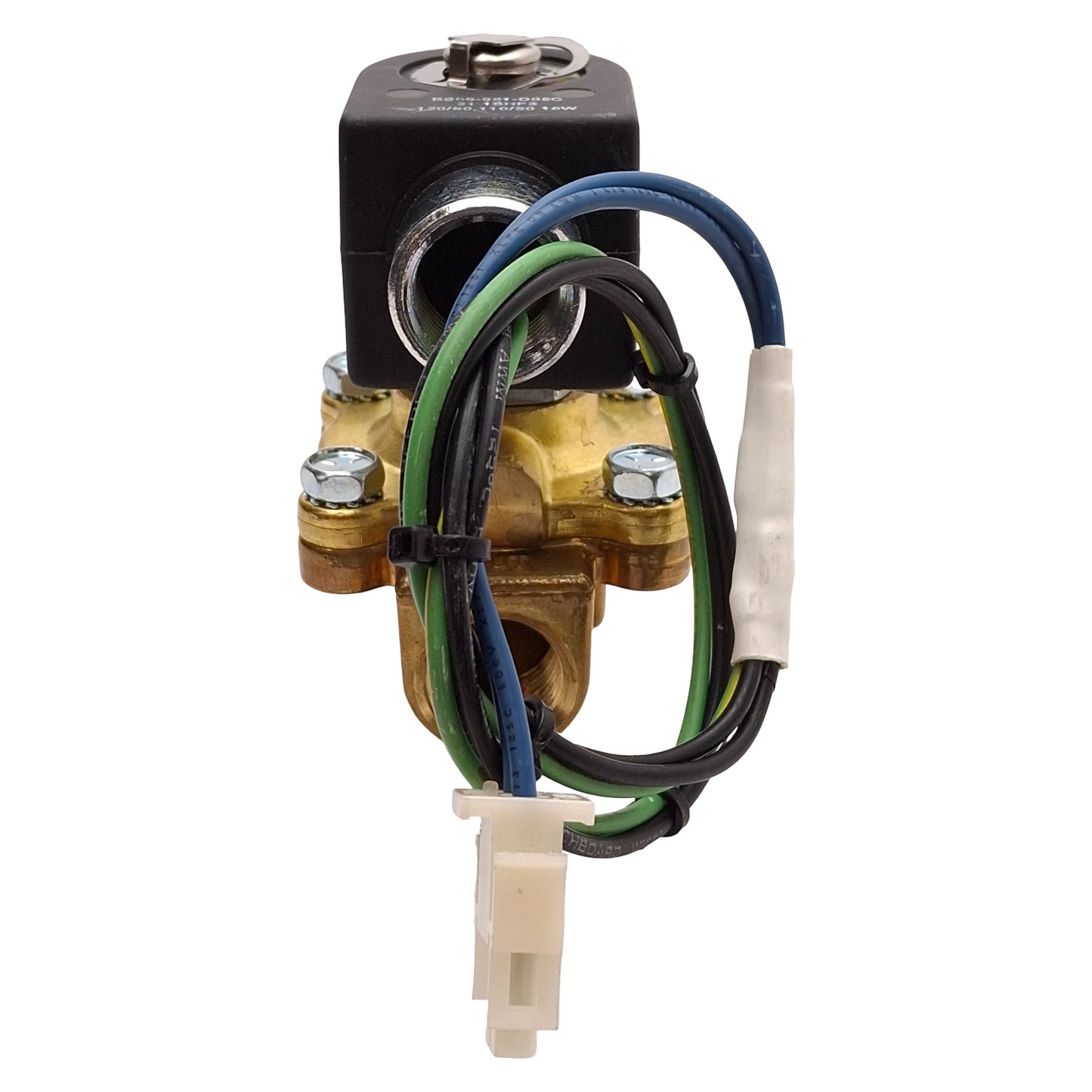 Used Parker 08F20C2228ADFGC05 Solenoid Valve, 0-15psi, 1/2in NPT, 120VAC Coil