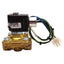 Used Parker 08F20C2228ADFGC05 Solenoid Valve, 0-15psi, 1/2in NPT, 120VAC Coil