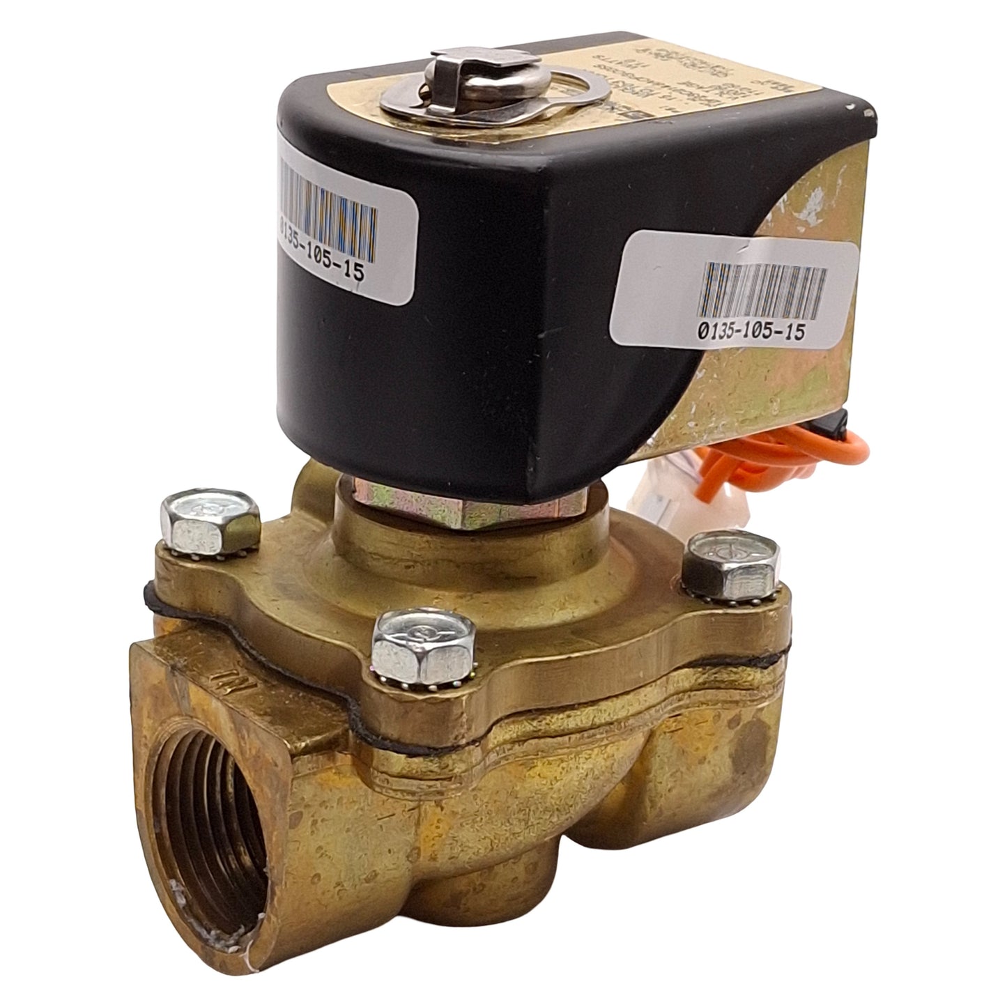 Used Parker 12F23C2148ACFGC05S Solenoid Valve, Vacuum-15psi, 3/4in NPT, 120VAC Coil