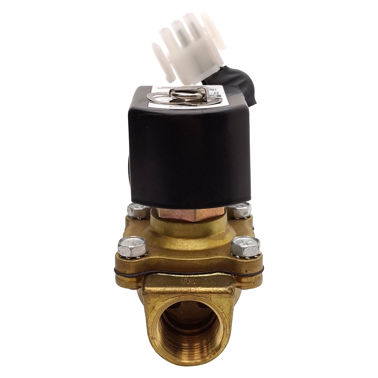 Used Parker 12F23C2148ACFGC05S Solenoid Valve, Vacuum-25psi, 3/4in NPT, 120VAC Coil