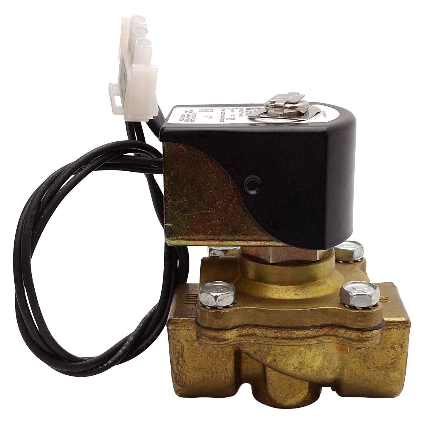Used Parker 12F23C2148ACFGC05S Solenoid Valve, Vacuum-25psi, 3/4in NPT, 120VAC Coil