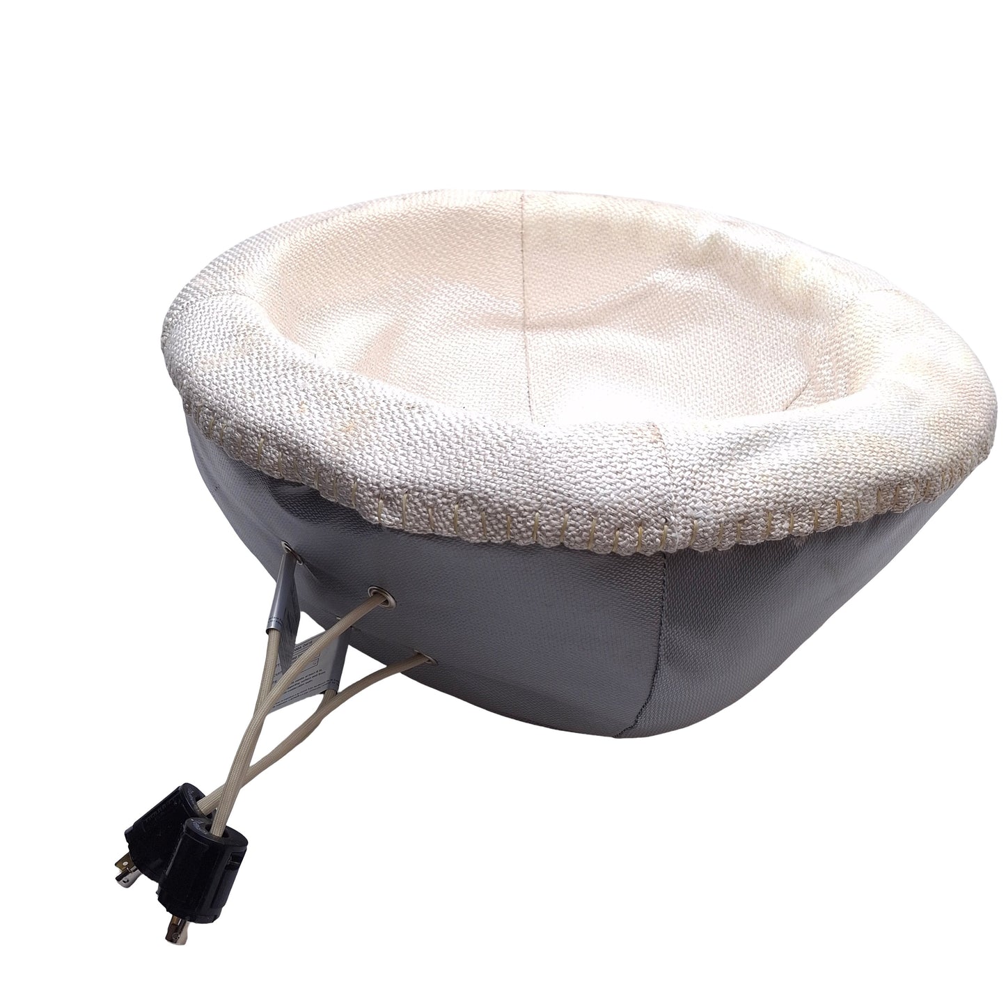 Used Glas-Col 100A O416 Fabric Hemispherical Heating Mantle 115VAC, 650W x 2, 12Liter