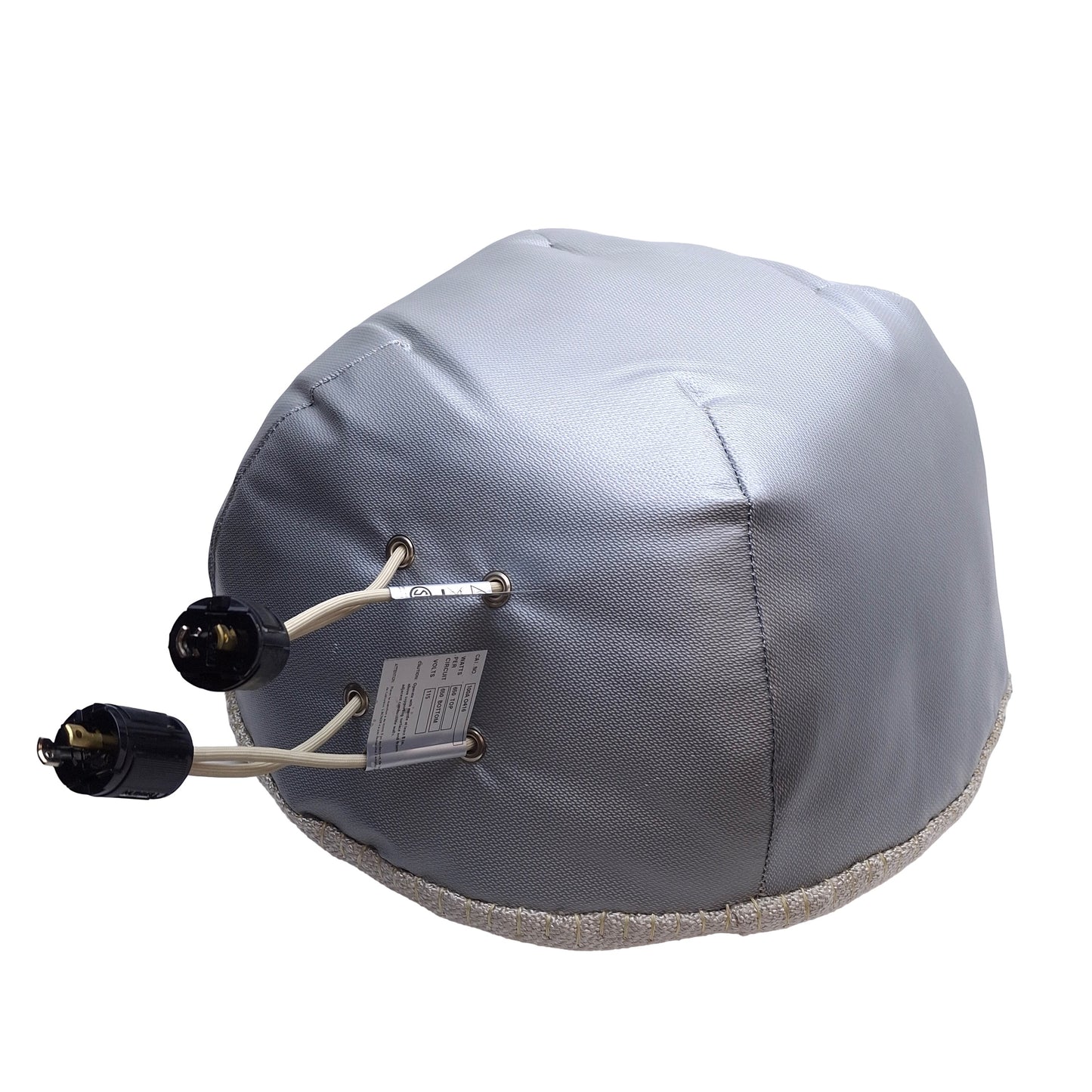 Used Glas-Col 100A O416 Fabric Hemispherical Heating Mantle 115VAC, 650W x 2, 12Liter
