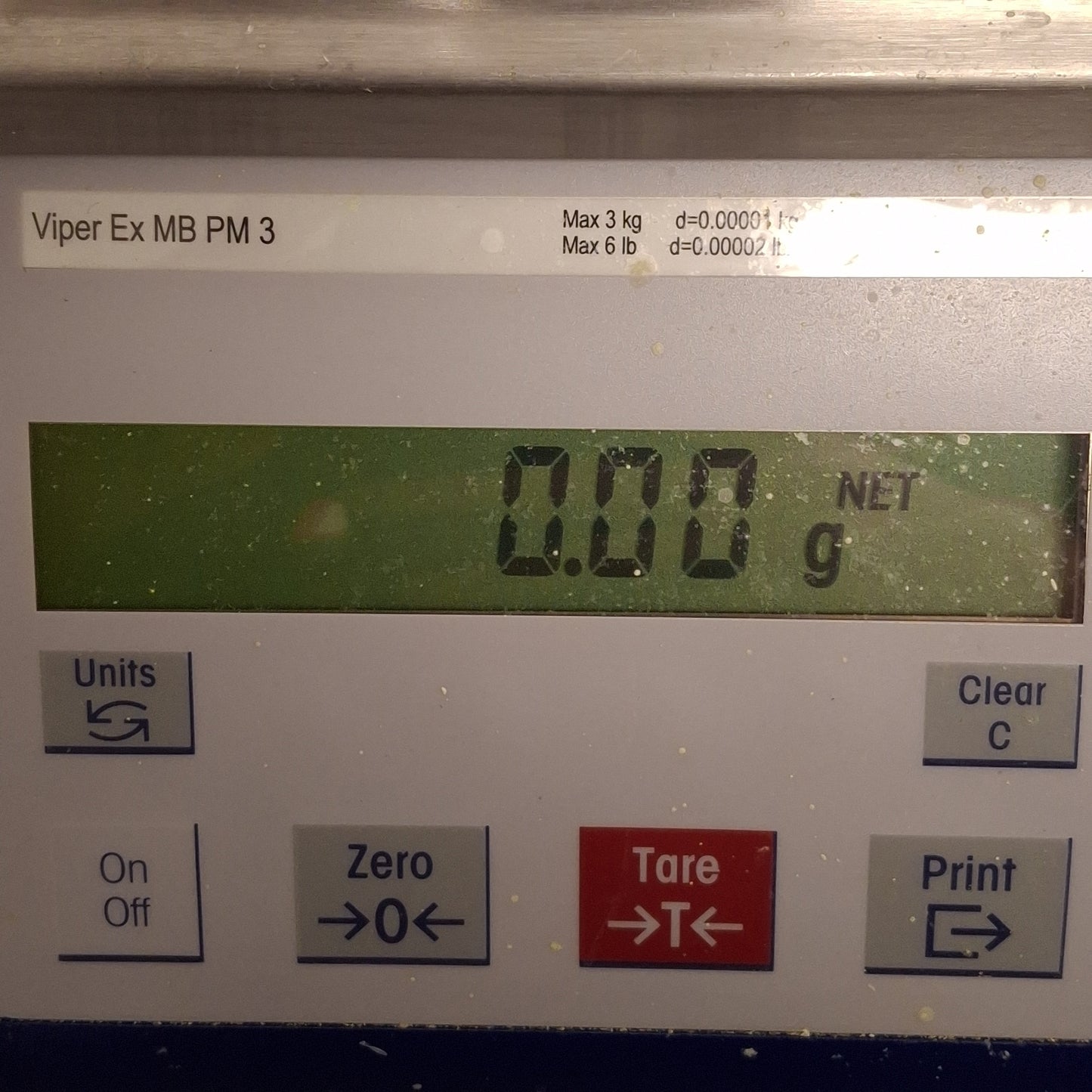 Used Mettler Toledo Viper EX MB PM 3 MonoBloc Precision Scale, 6lbs x 0.00002lbs