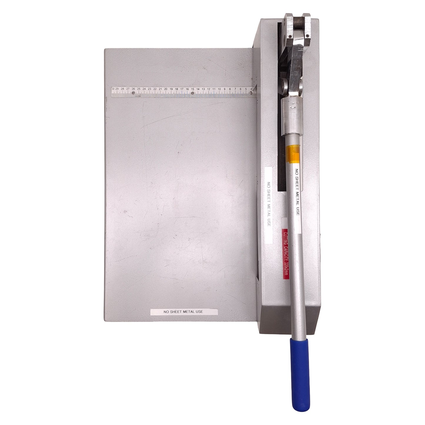 Used Colordowell XD-322 Heavy Duty Manual Metal Shear 12.5in Length, 2mm Capacity