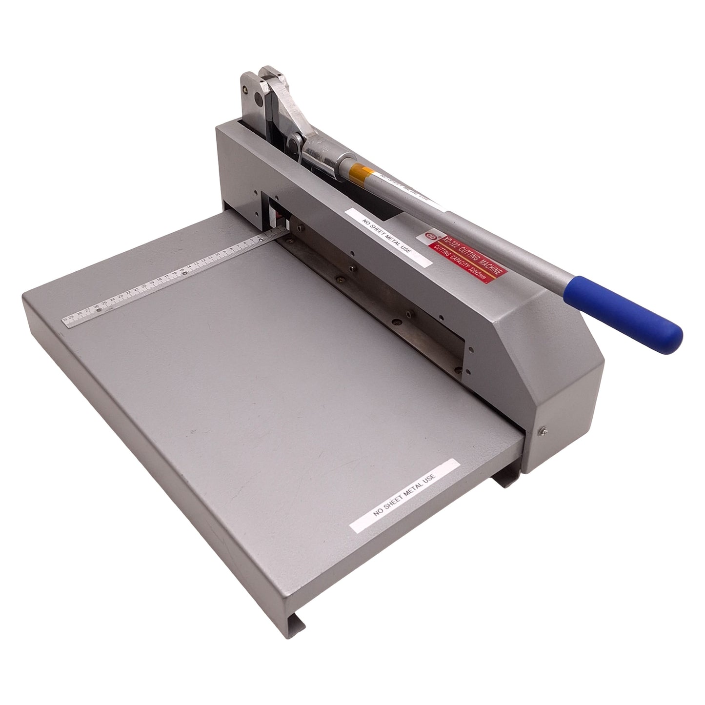 Used Colordowell XD-322 Heavy Duty Manual Metal Shear 12.5in Length, 2mm Capacity