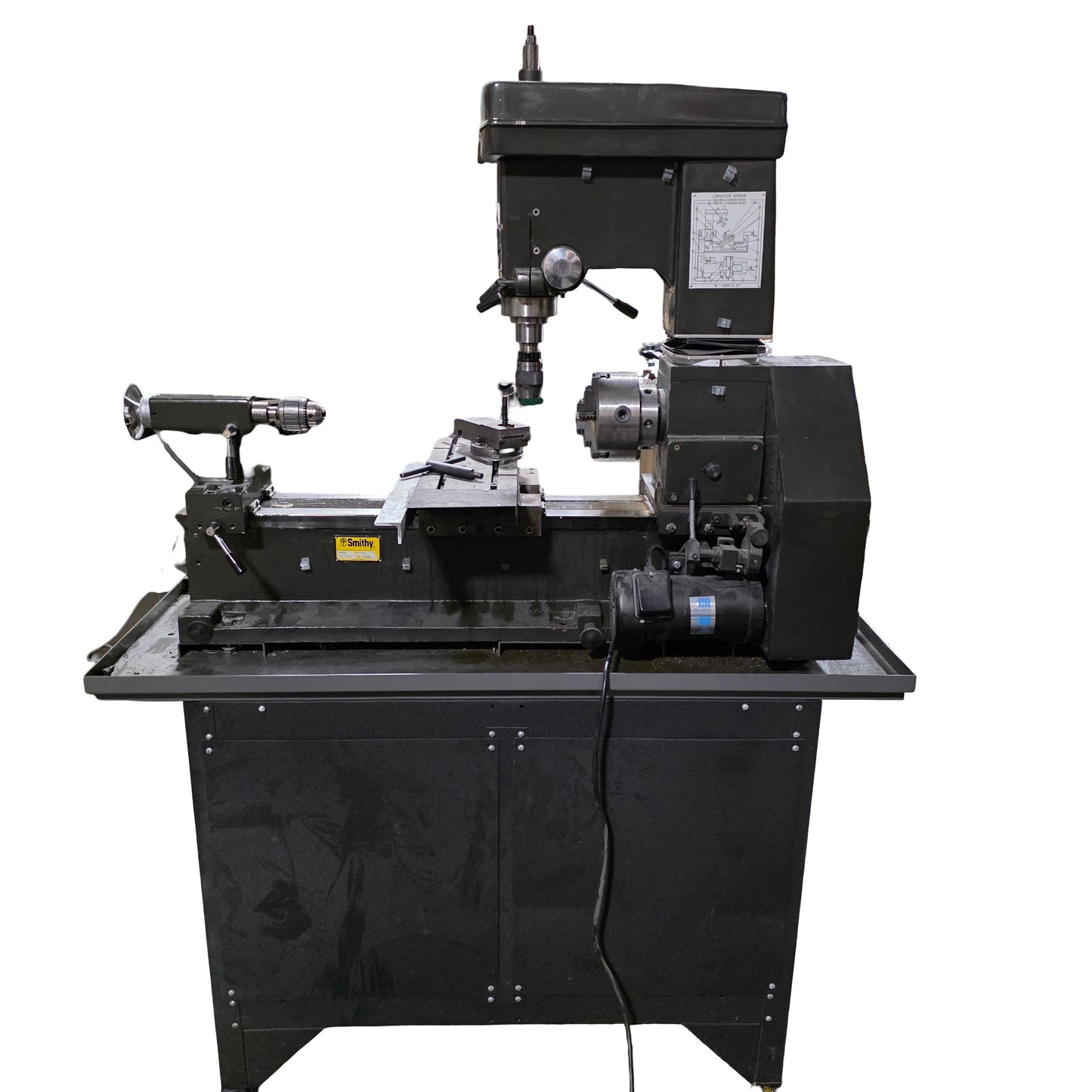 Used Smithy Granite 1324 Lathe Mill Combo 13" Swing, 24" Between Centers, 120VAC