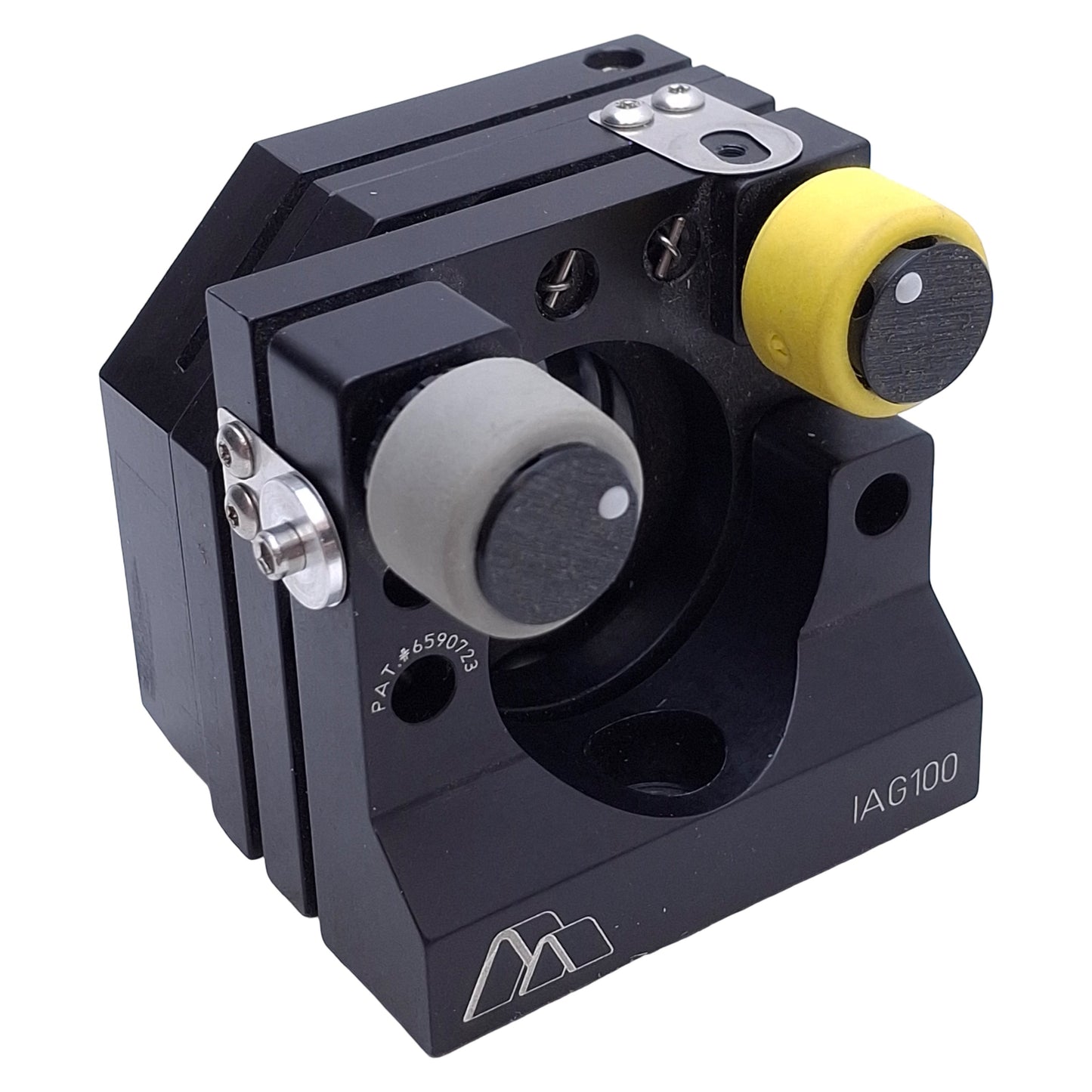 Used Siskiyou IAG100 Gimbal Mount ø1in Bore, 8° Travel/Axis, 100TPI Adjuster Knobs
