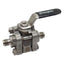Used Swagelok SS-62TS4 Stainless Steel Ball Valve, ø1/4in x ø1/4in Tube, *No Nuts*