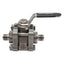 Used Swagelok SS-62TS4 Stainless Steel Ball Valve, ø1/4in x ø1/4in Tube, *No Nuts*