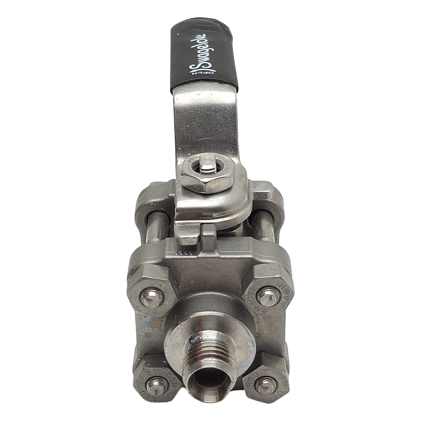 Used Swagelok SS-62TS4 Stainless Steel Ball Valve, ø1/4in x ø1/4in Tube, *No Nuts*