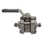 Used Swagelok SS-62TS4 Stainless Steel Ball Valve, ø1/4in x ø1/4in Tube, *No Nuts*