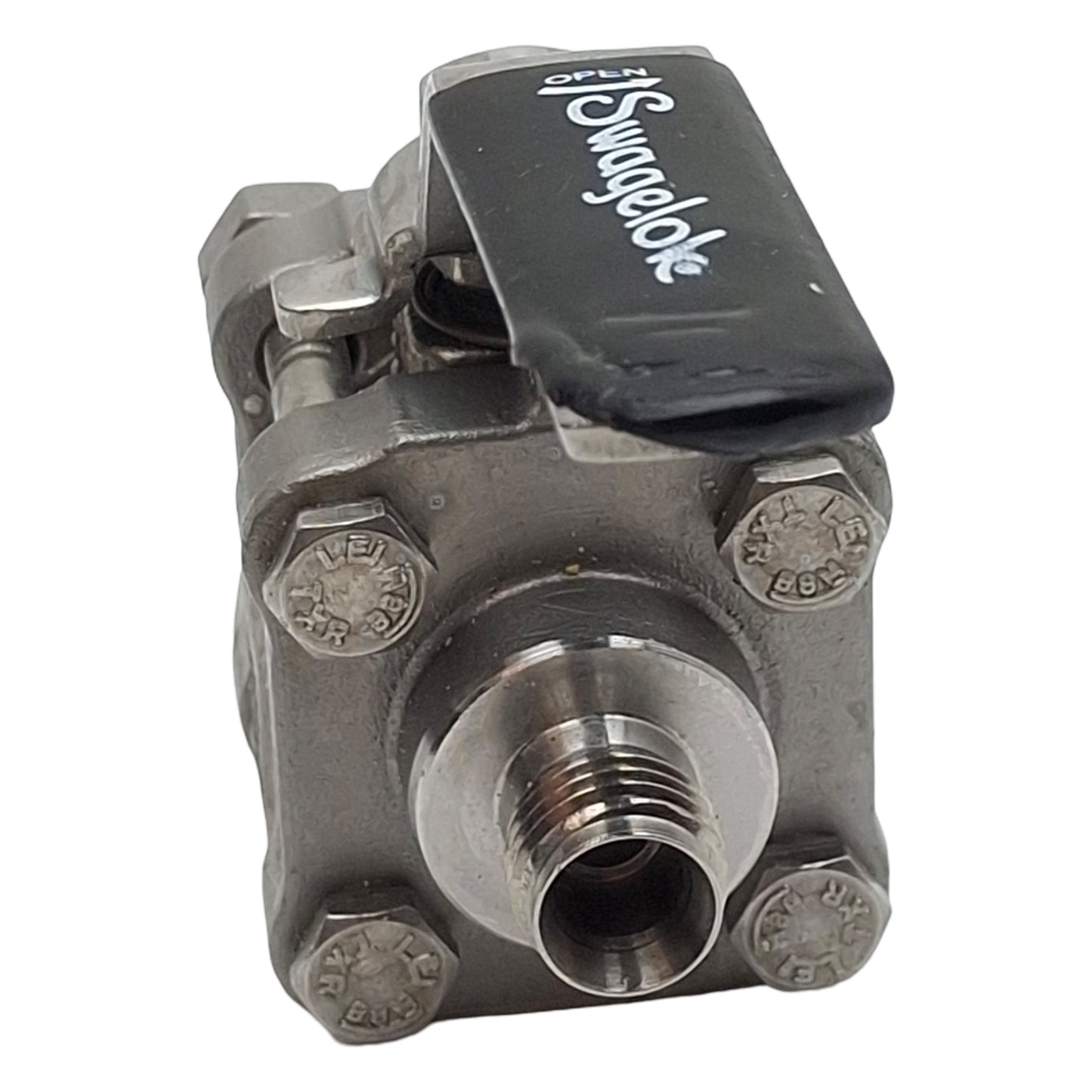 Used Swagelok SS-62TS4 Stainless Steel Ball Valve, ø1/4in x ø1/4in Tube, *No Nuts*