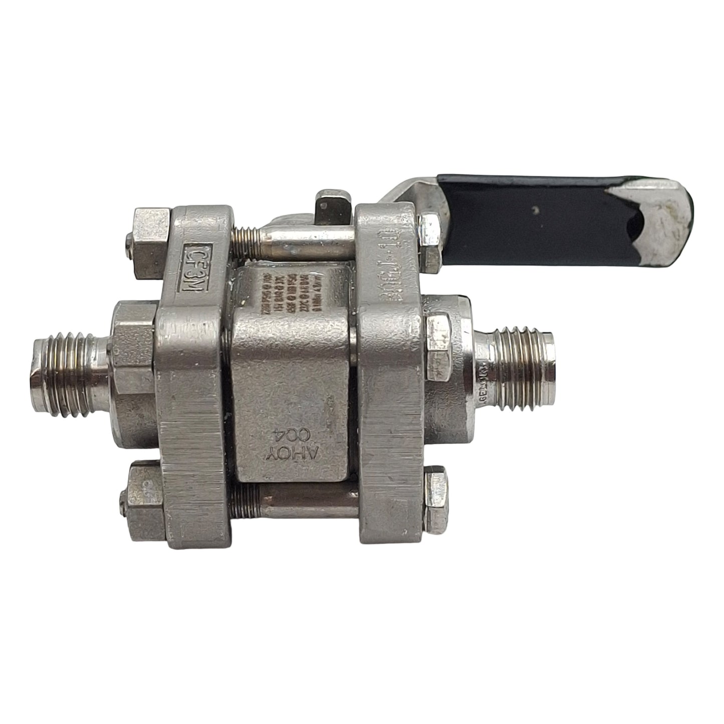 Used Swagelok SS-62TS4 Stainless Steel Ball Valve, ø1/4in x ø1/4in Tube, *No Nuts*