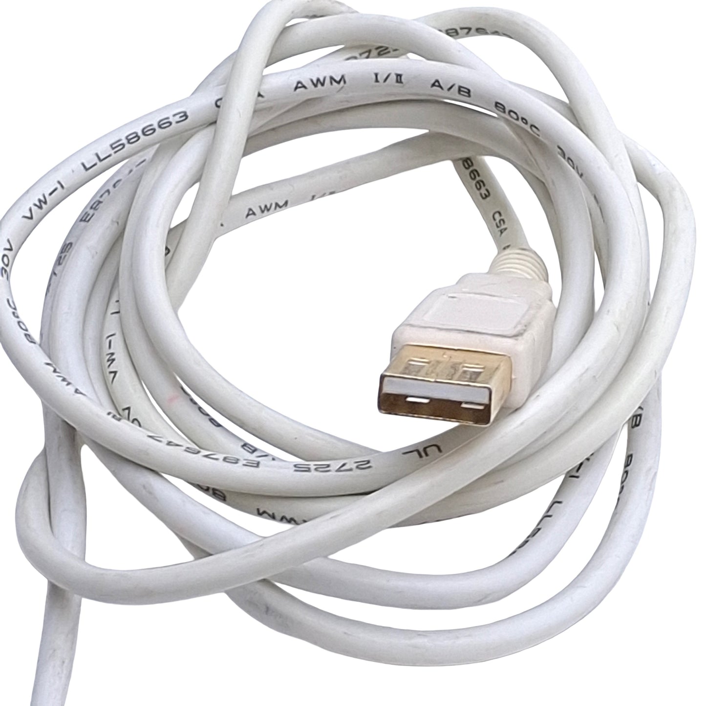 Used Man & Machine Simply Cool Drip Proof Full Size Keyboard USB, 15x5.5in, 6ft Cable