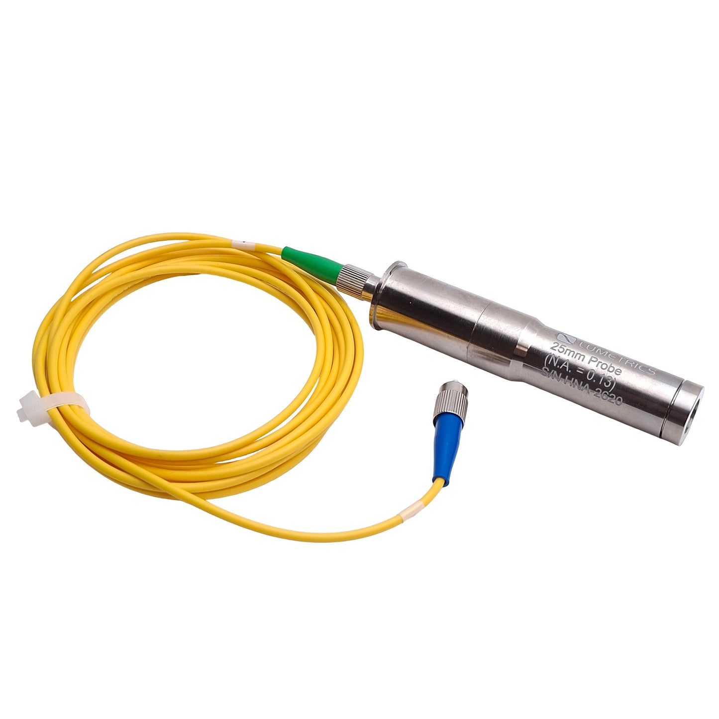 Used Lumetrics 13000-25 OptiGauge II 25mm Probe, 25mm Focal, 20µm Spot, 3m Long