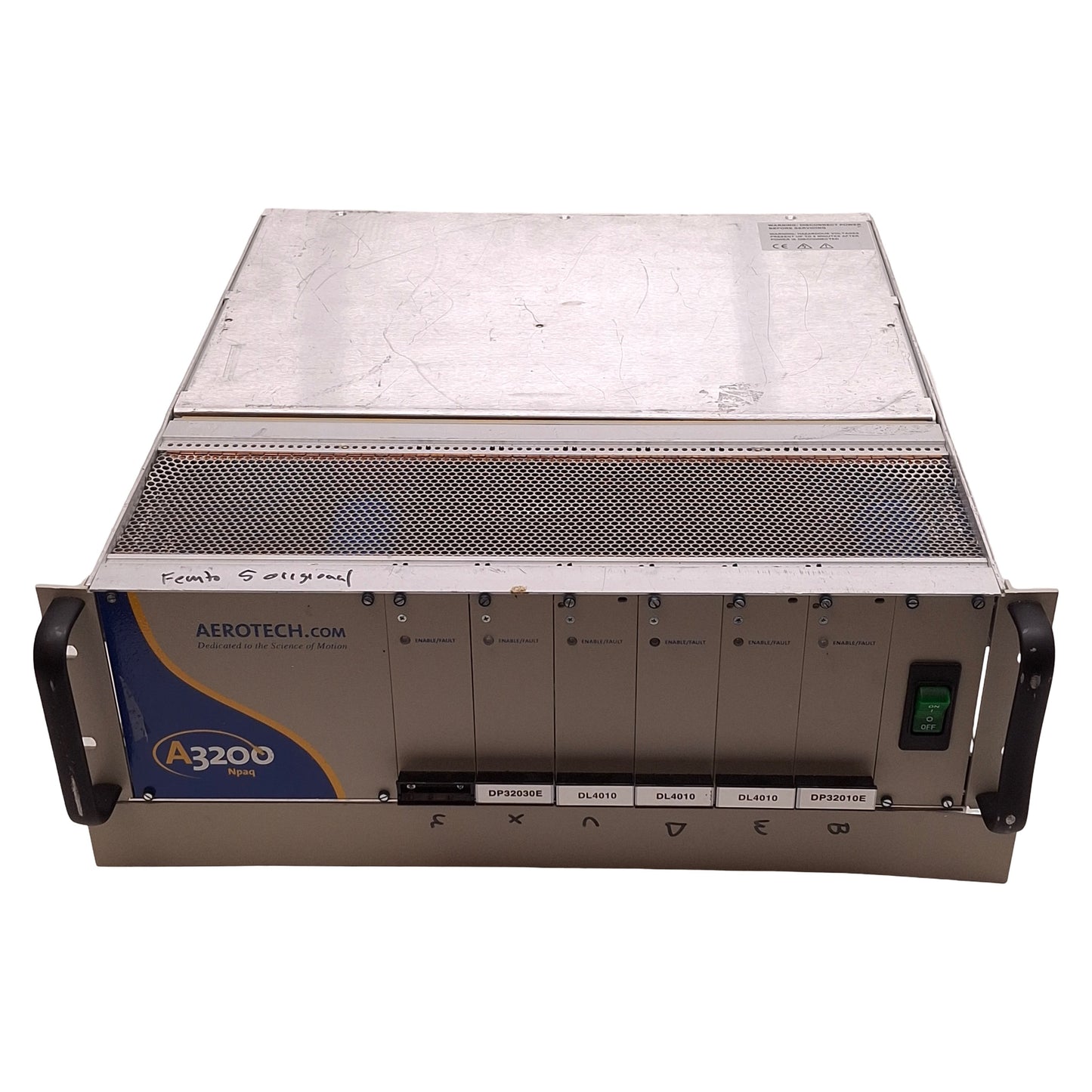 Used Aerotech A3200 Npaq-B-80B-30B 6-Axis Controller 3U Rack Mount, 230VAC w/ 6Drives