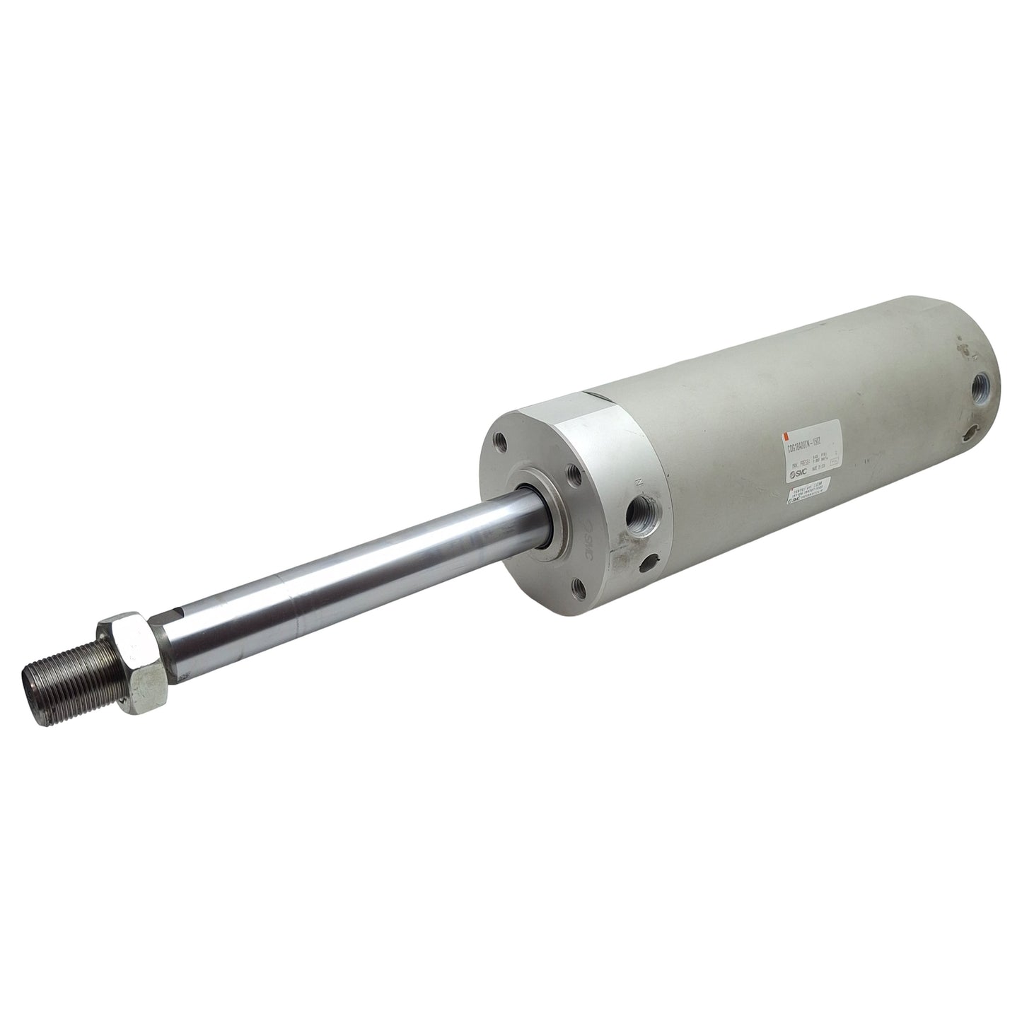 Used SMC CDG1BA80TN-150Z Pneumatic Cylinder ø80mm Bore, 150mm Stroke, 3/8in NPT, 1MPa