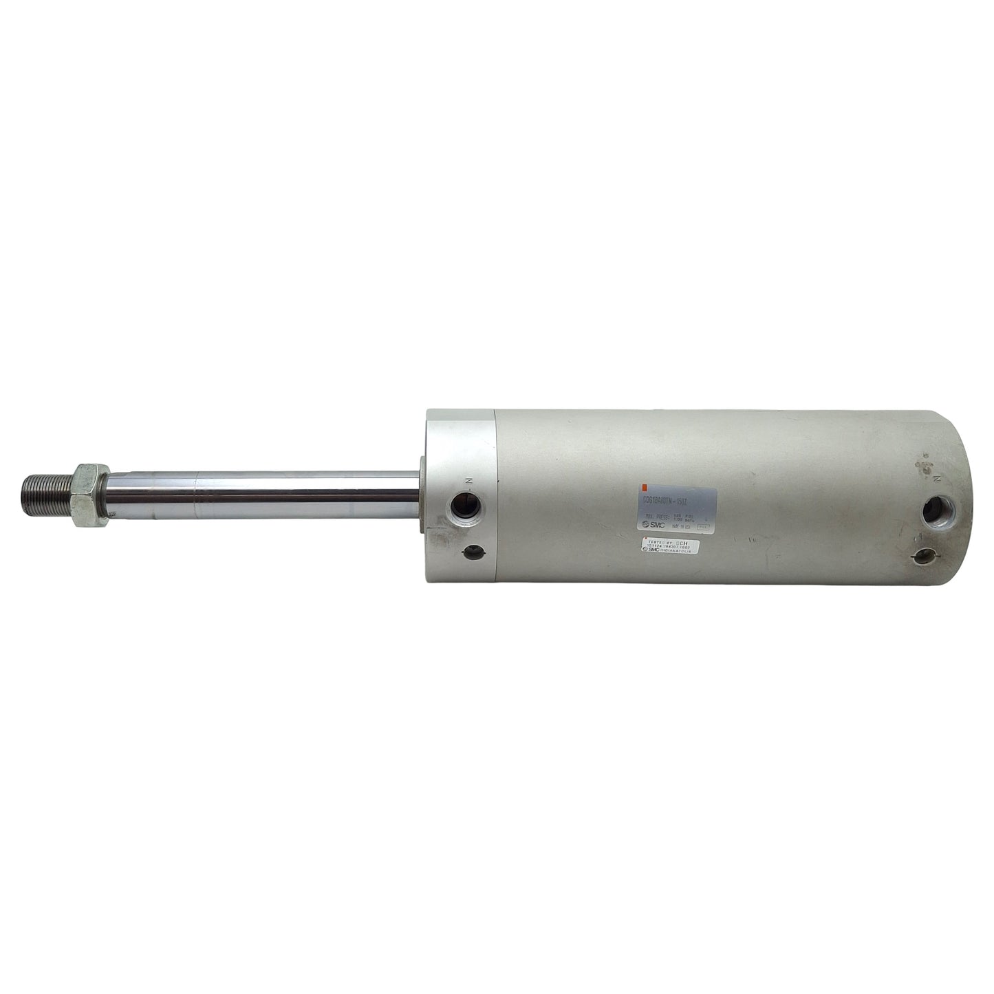 Used SMC CDG1BA80TN-150Z Pneumatic Cylinder ø80mm Bore, 150mm Stroke, 3/8in NPT, 1MPa