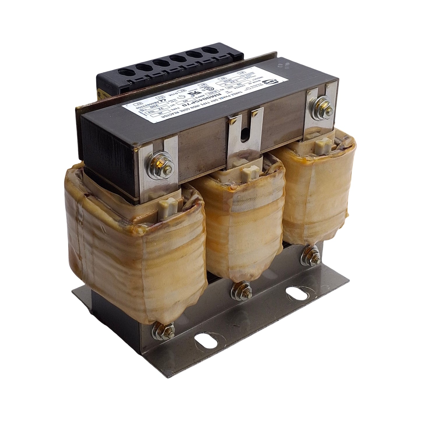 Used Hammond Power RM0045P70 Iron Core Transformer 480V 3-Ph, 45A, 1.2kV, 30HP