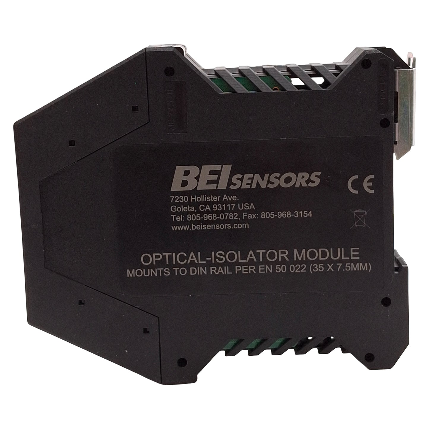 Used BEI EM-DR1-IC-5-TB-28V/5 Optical Isolator Module, 5-28VDC Supply, 5VDC Output