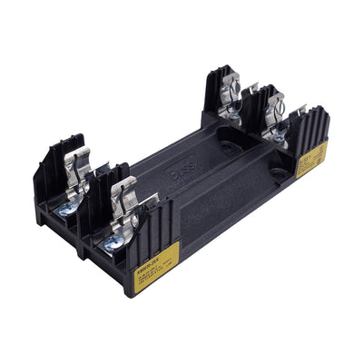 Used Bussmann R60030-2SR Fuse Holder Block, 2-Poles, Class R Fuse, 600VAC 30Amps