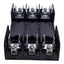 Used Ferraz Shawmut Mersen 60608R Fuse Holder Block, 3-Pole, Class RK1/5 Fuse, 60A