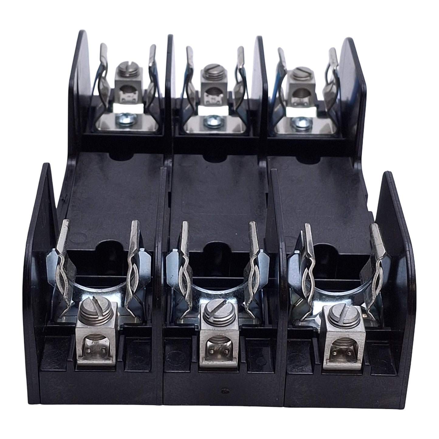 Used Ferraz Shawmut Mersen 60608R Fuse Holder Block, 3-Pole, Class RK1/5 Fuse, 60A