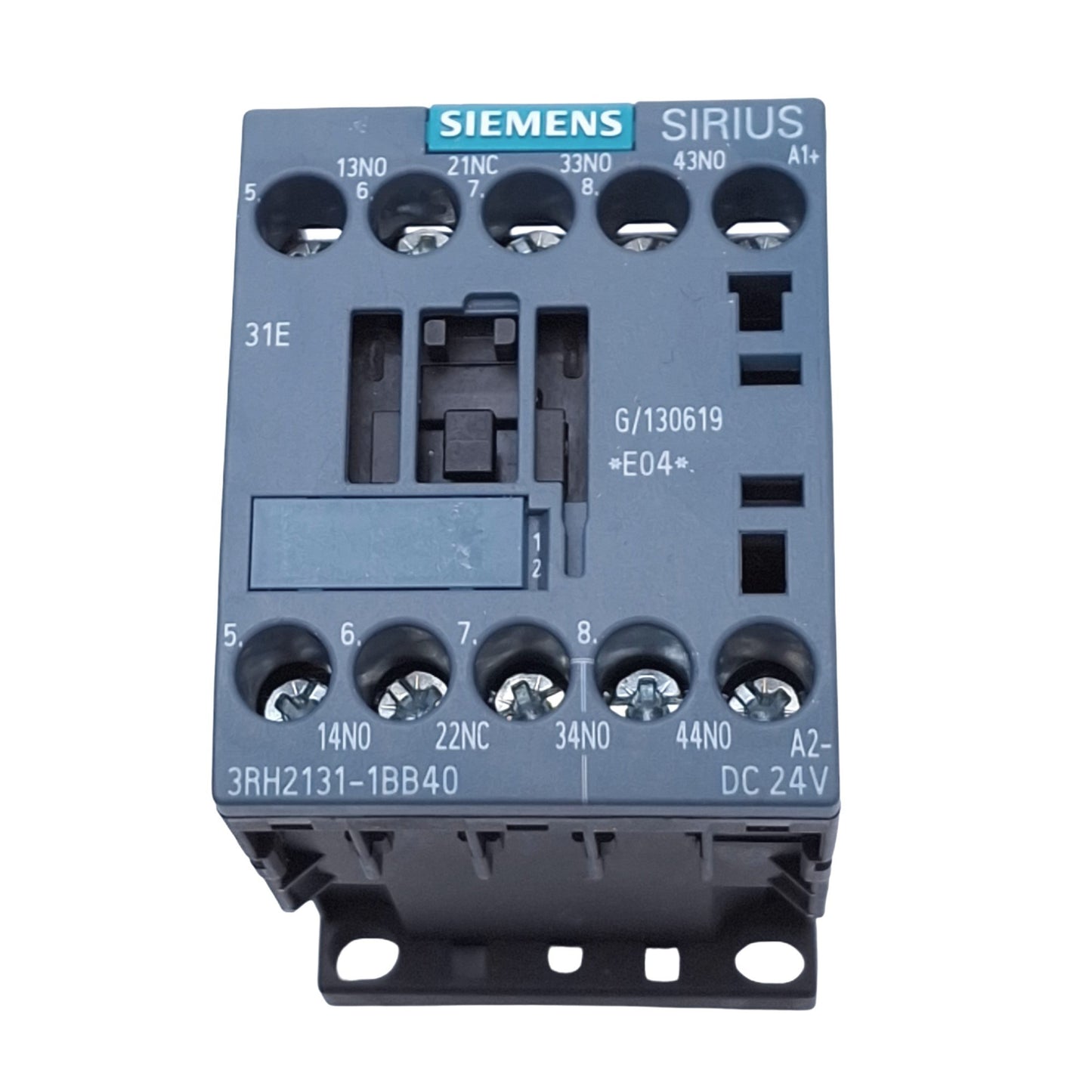 Used Siemens 3RH2131-1BB40 SIRIUS Control Relay, 3NO 1NC, 10A Max, 24VDC Coil
