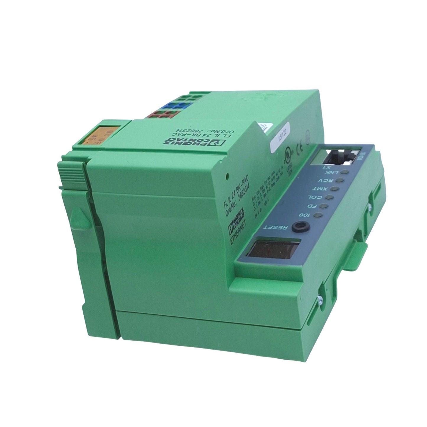 Used Phoenix Contact 2862314 FL IL 24 BK-PAC Ethernet Bus Coupler, 10/100Mbps, 24VDC
