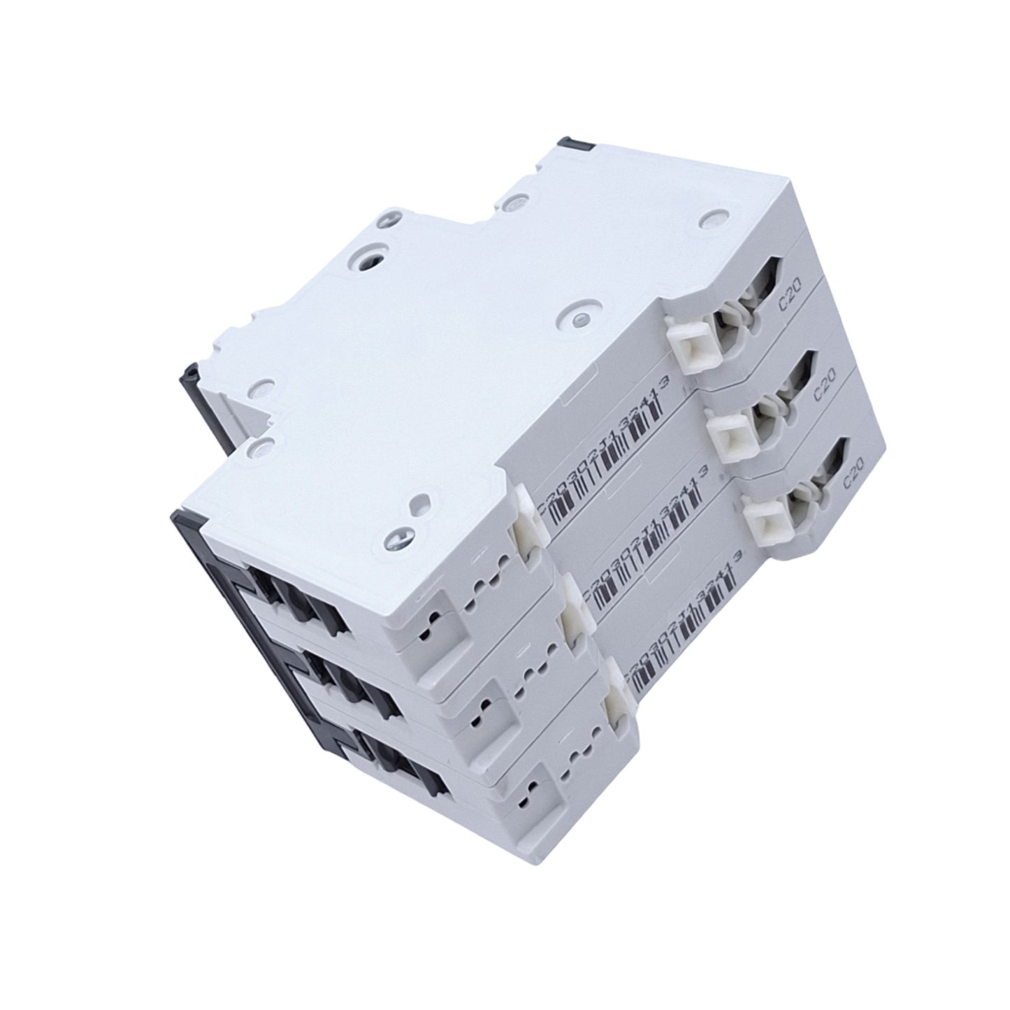 Used Siemens 5SY4320-7 Circuit Breaker, 3-Pole 20A, 400VAC Max, DIN Rail