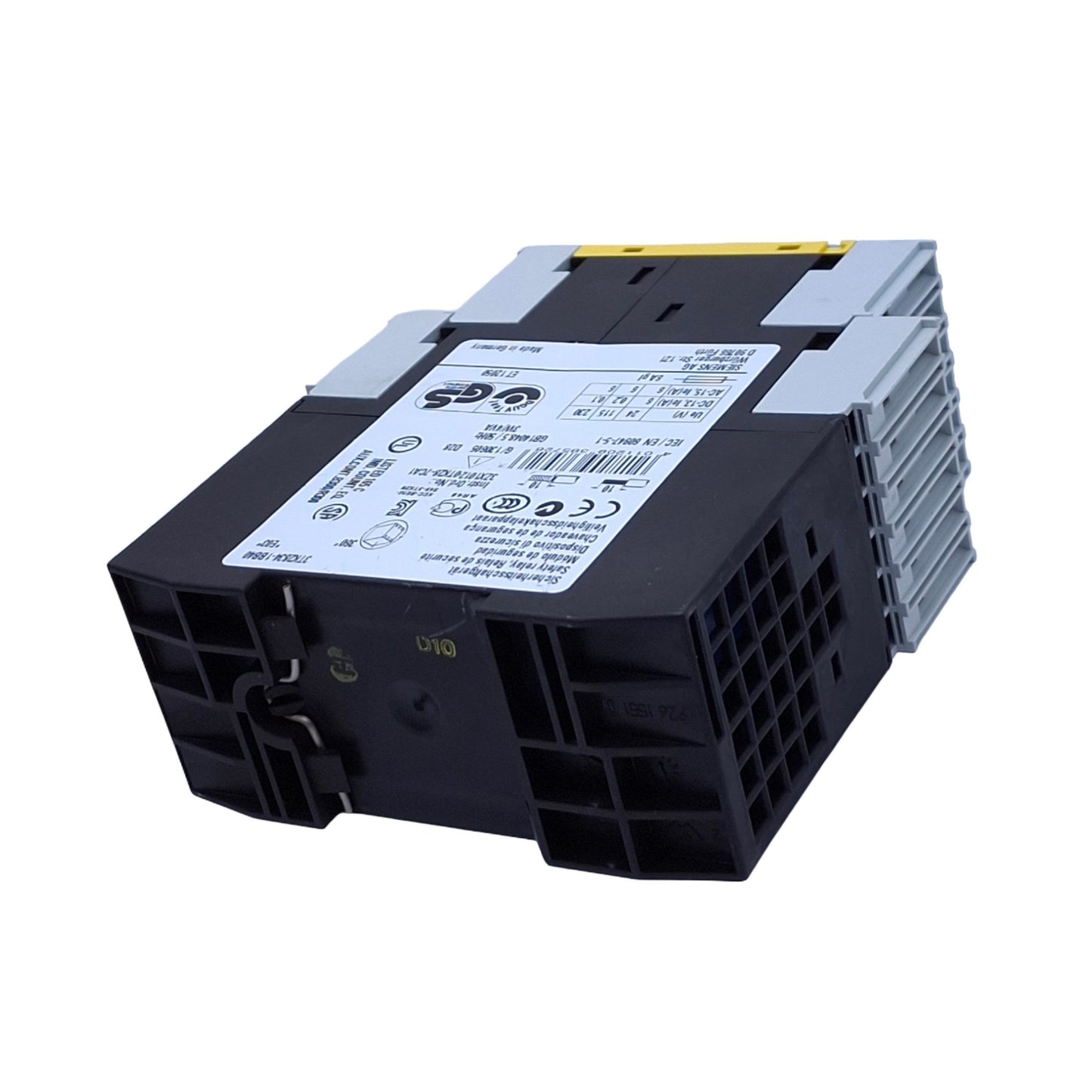Used Siemens 3TK2834-1BB40 SIRIUS Safety Relay, 2NO 2NC, 24VDC In, DIN Rail