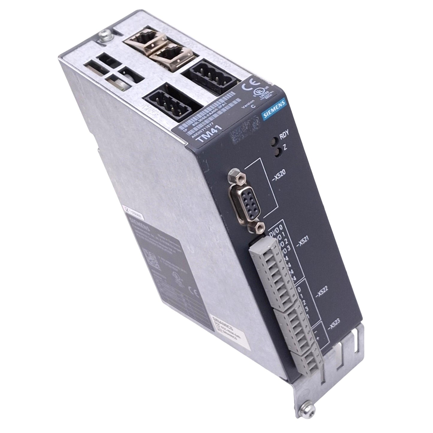 Used Siemens 6SL3055-0AA00-3PA1 SINAMICS TM41 Terminal Module for S120 Drive, 24VDC