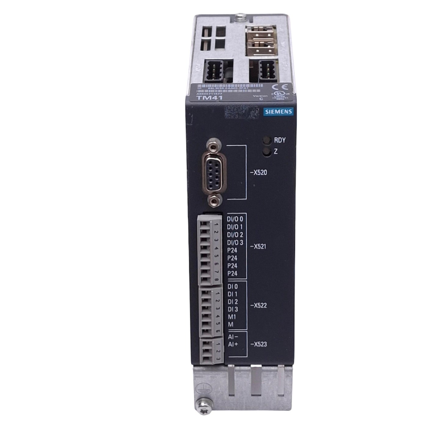 Used Siemens 6SL3055-0AA00-3PA1 SINAMICS TM41 Terminal Module for S120 Drive, 24VDC