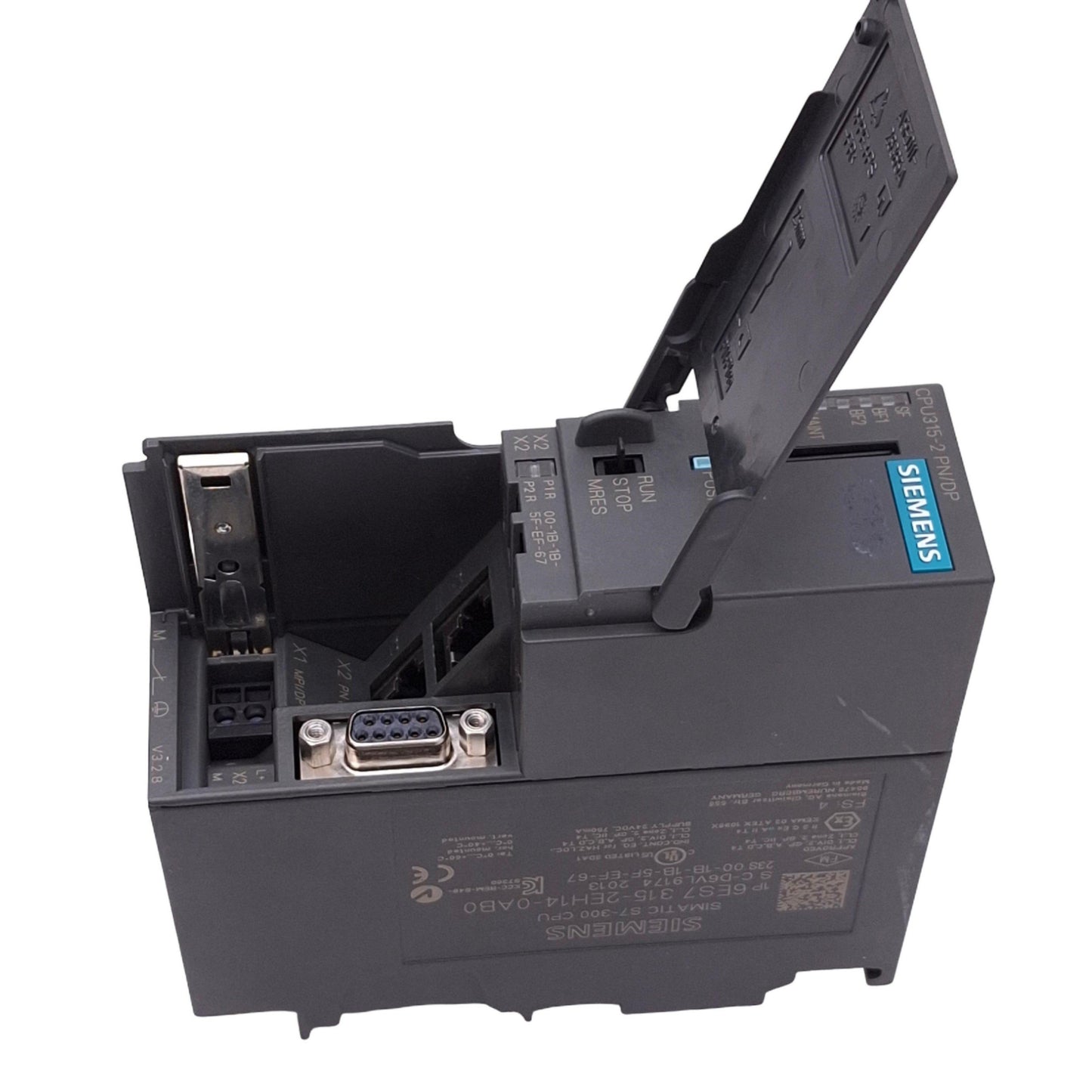 Used Siemens 6ES7315-2EH14-0AB0 SIMATIC S7-300 CPU, 384KB, PROFINET RS485, 24VDC