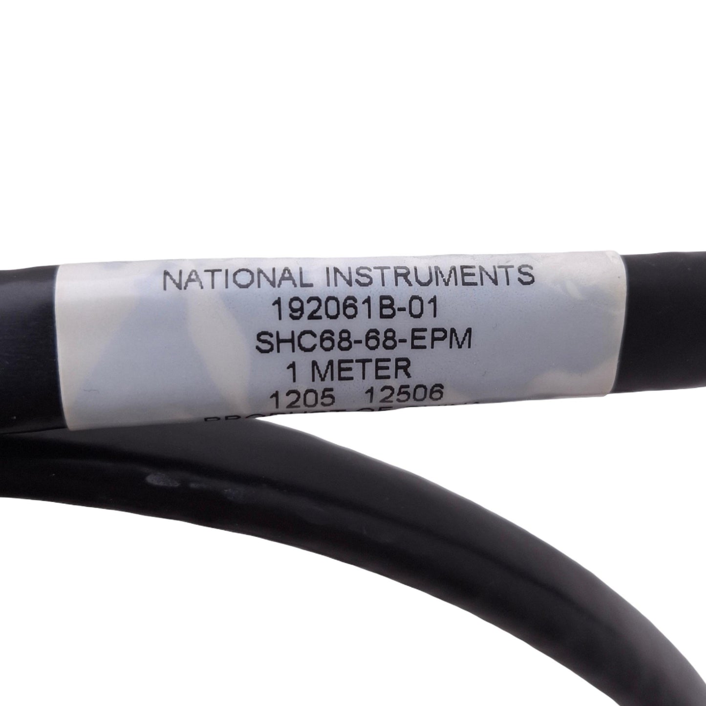 Used National Instruments SHC68-68-EPM Cable, 68-Pin Male VHDCI 68-Pin D-Sub F, 1m