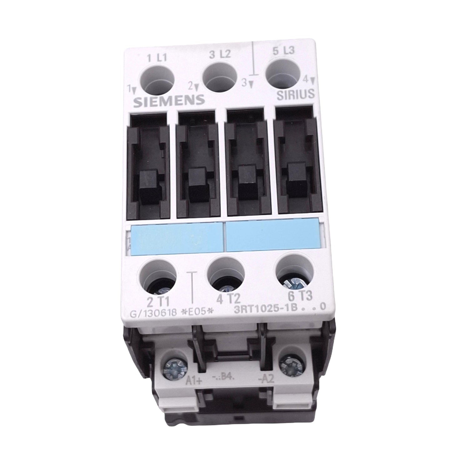 Used Siemens 3RT1025-1BB40 SIRIUS Contactor, 3-Pole, 17A AC-3 Max, 24VDC Coil