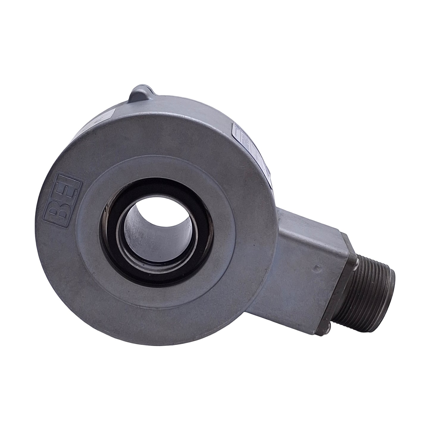 Used BEI Sensors MS35F-100-SS-2048-ABZC-28V/V-SM18-S Rotary Encoder 1in Bore, 5-28V/V