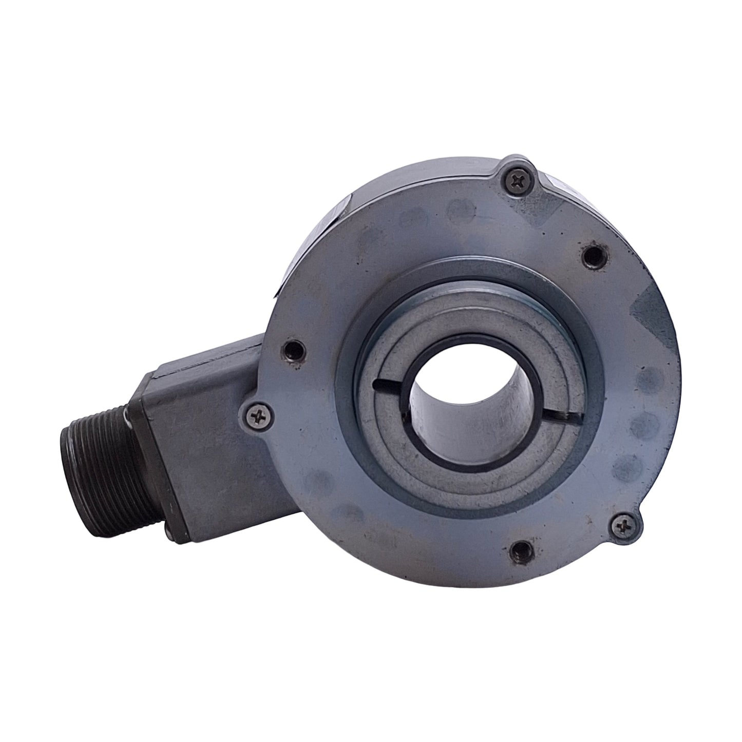 Used BEI Sensors MS35F-100-SS-2048-ABZC-28V/V-SM18-S Rotary Encoder 1in Bore, 5-28V/V