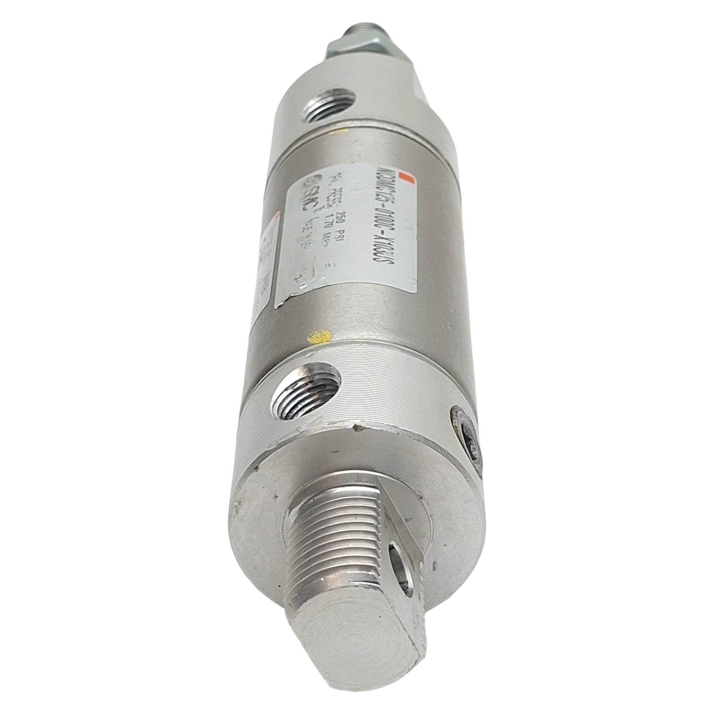 Used SMC NCDMC125-0100C-X103US Pneumatic Cylinder, ø1-1/4" Bore, 1" Stroke, 1/8" NPT