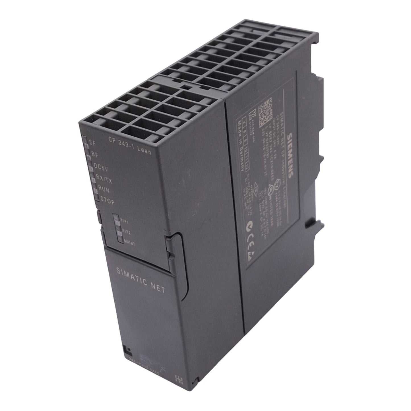 Used Siemens 3431CX10-0XE0 SIMATIC S7-300 CP 343-1 Lean Communication Module, 24VDC