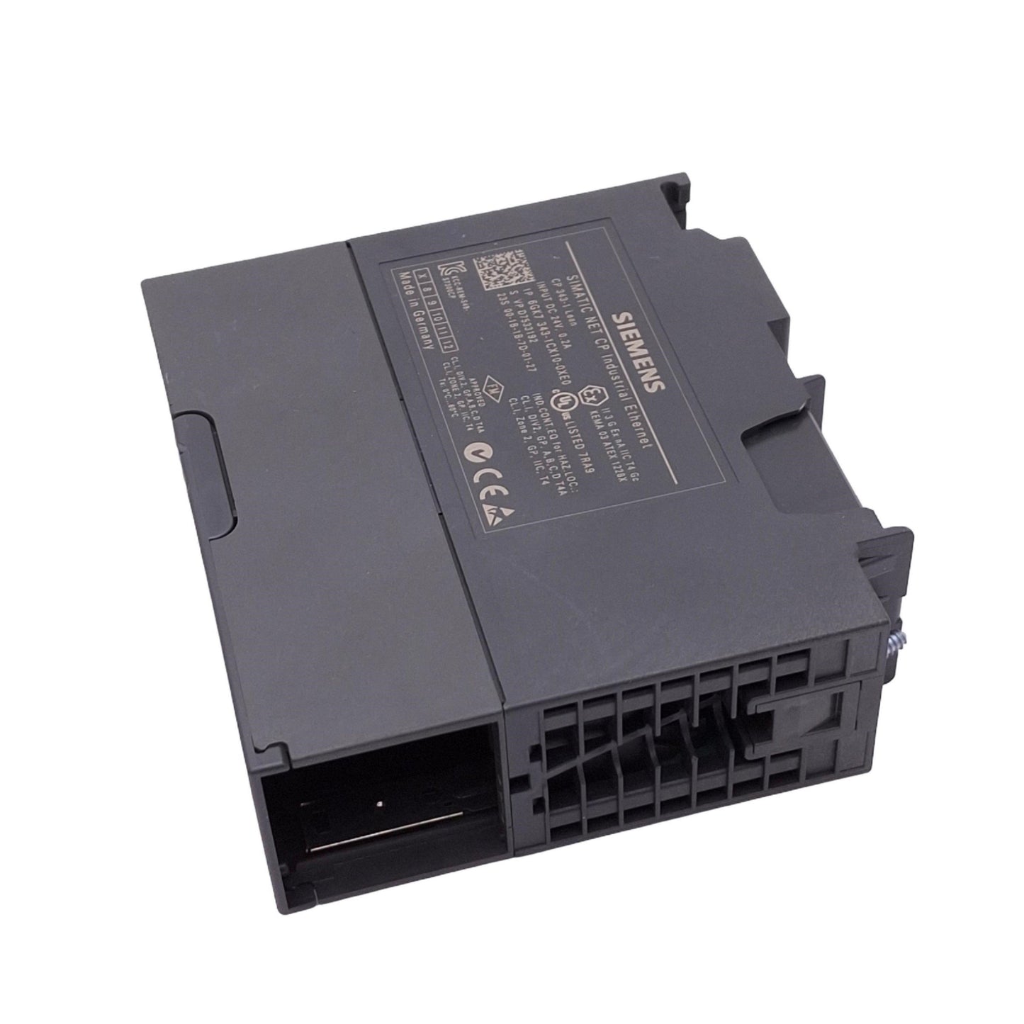 Used Siemens 3431CX10-0XE0 SIMATIC S7-300 CP 343-1 Lean Communication Module, 24VDC