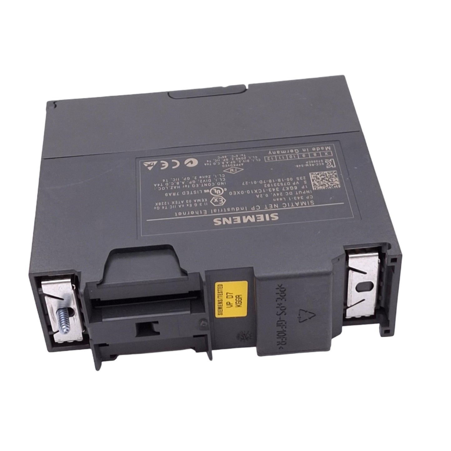 Used Siemens 3431CX10-0XE0 SIMATIC S7-300 CP 343-1 Lean Communication Module, 24VDC