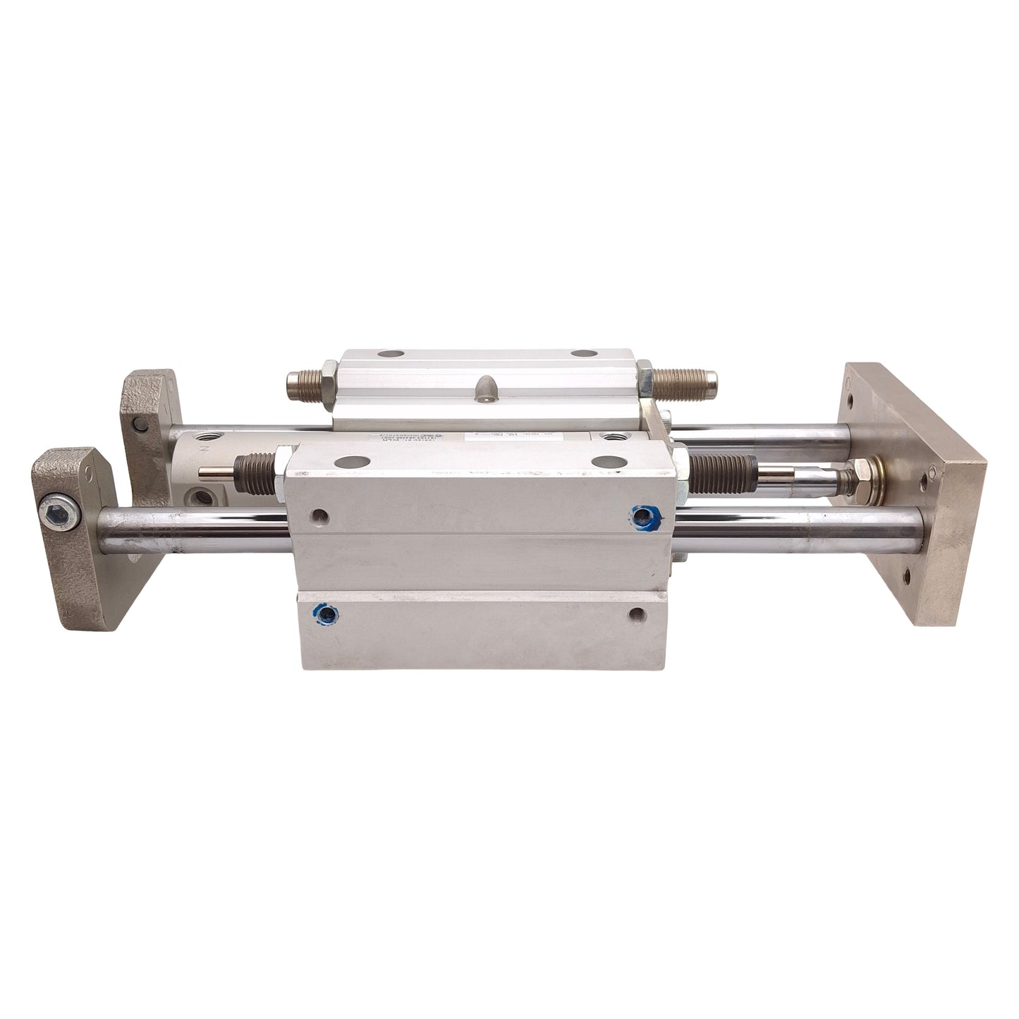 Used SMC MGGLB32TN-100 Guided Cylinder, ø32mm Bore, 100mm Stroke, 145psi, 1/8in NPT