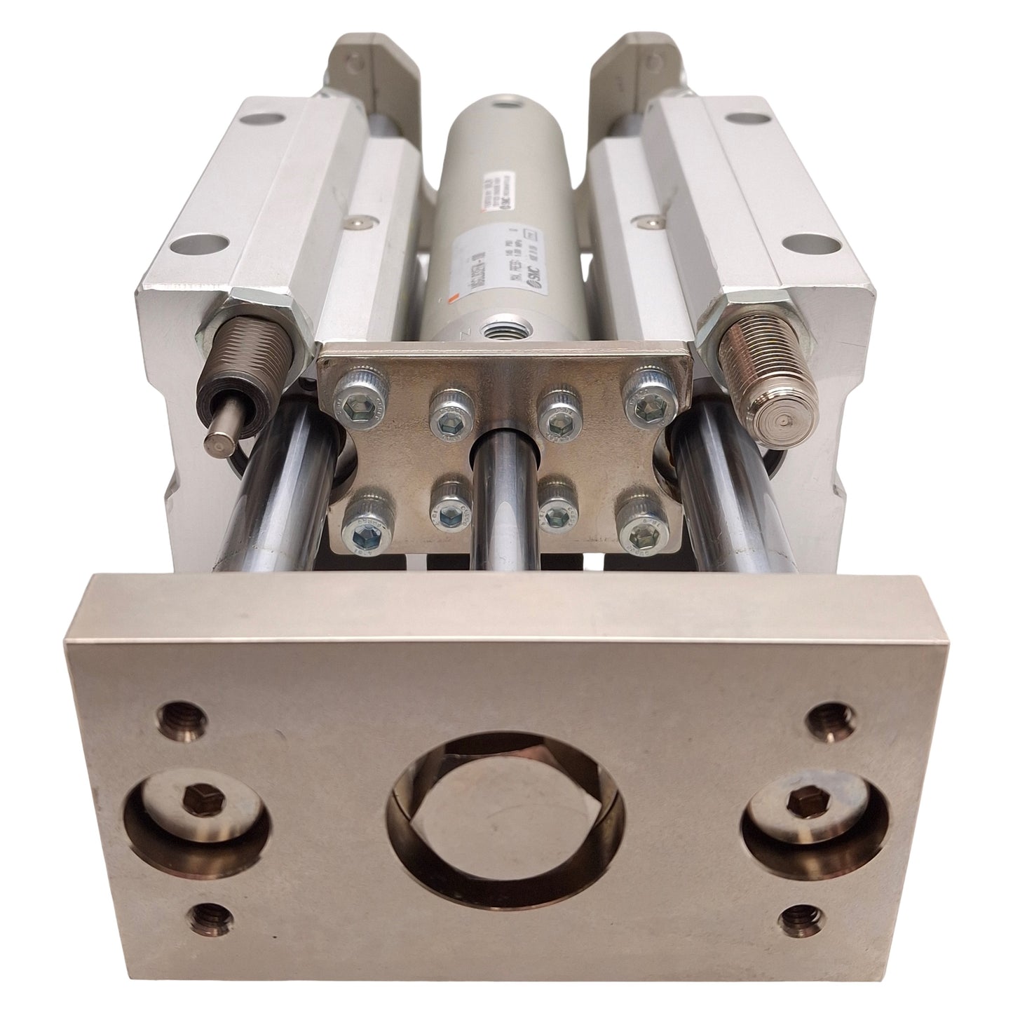 Used SMC MGGLB32TN-100 Guided Cylinder, ø32mm Bore, 100mm Stroke, 145psi, 1/8in NPT